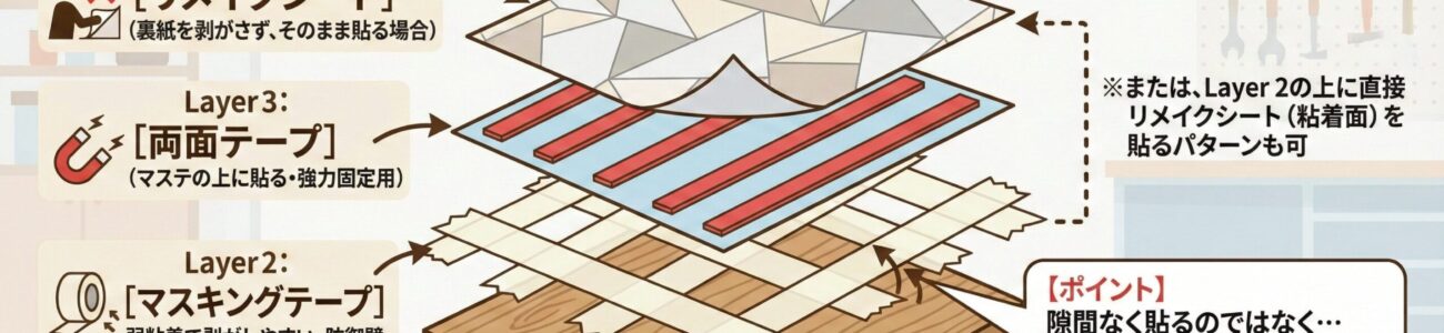 賃貸でも安心！リメイクシートで失敗しない貼り方と剥がし対策【プロが教える】