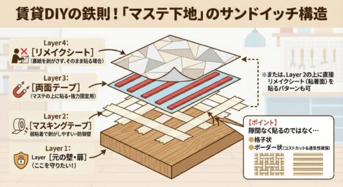 賃貸でも安心！リメイクシートで失敗しない貼り方と剥がし対策【プロが教える】