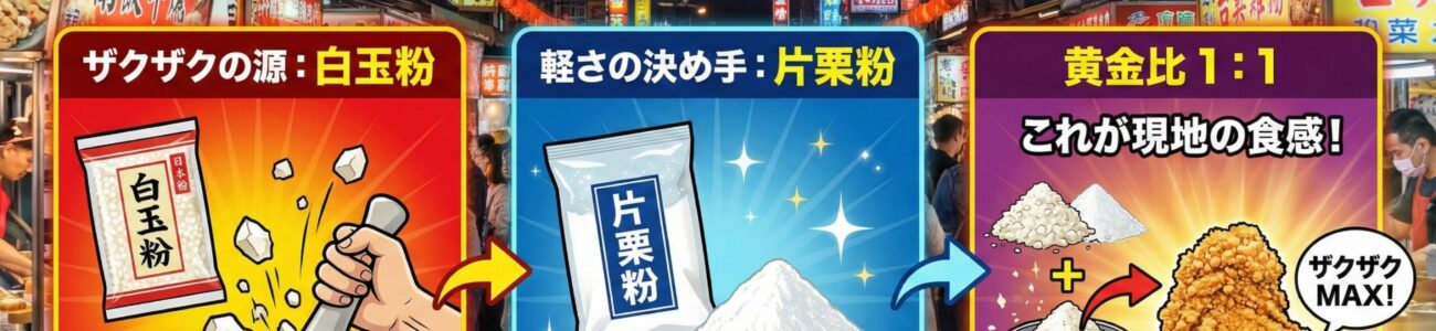 顔よりデカい！台湾唐揚げ「ダージーパイ」を鶏むね肉で完全再現【ザクザク食感の秘密】