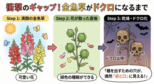金魚草（キンギョソウ）の育て方｜可愛い花には「ドクロ」がある？ 意外な二面性と長く咲かせるコツ