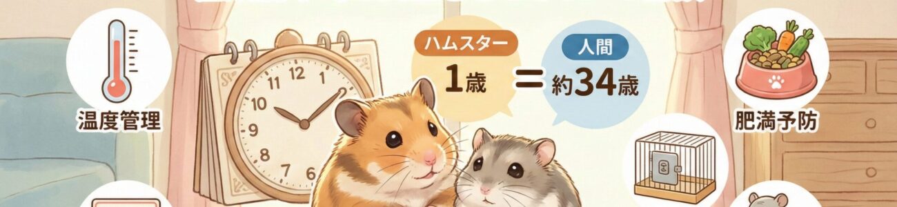 ハムスターの寿命はどれくらい？種類別平均と長生きさせる5つの秘訣