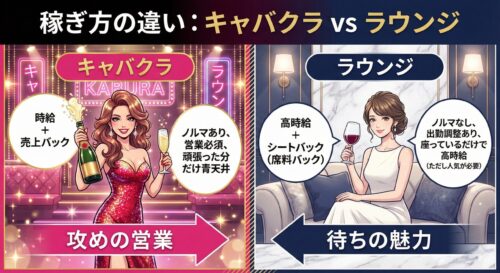 ラウンジとは？キャバクラが苦手な私が「営業なし」で稼ぐための全知識と生存戦略