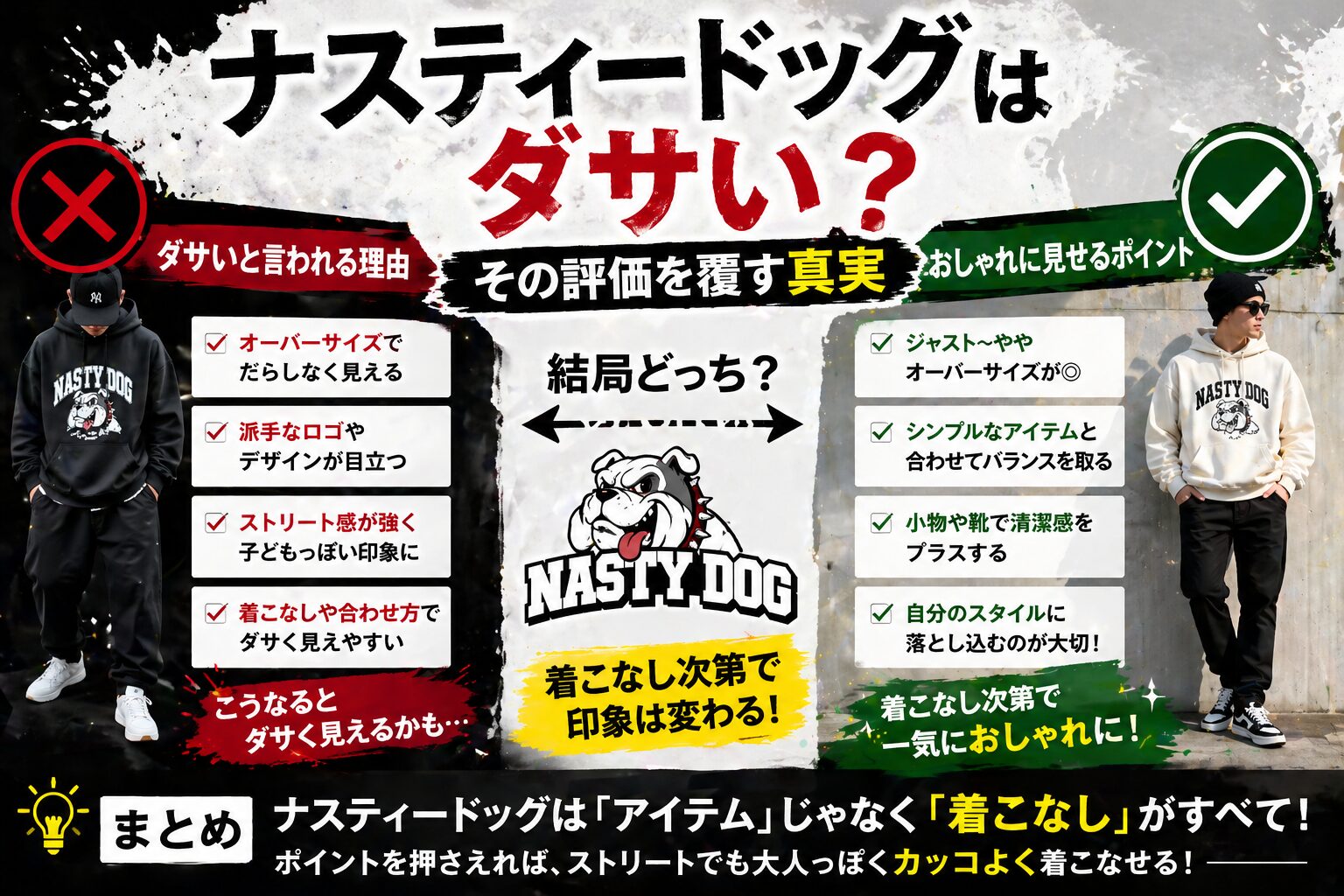「ナスティードックはダサい？」その評判を覆す、大人のための着こなし攻略法