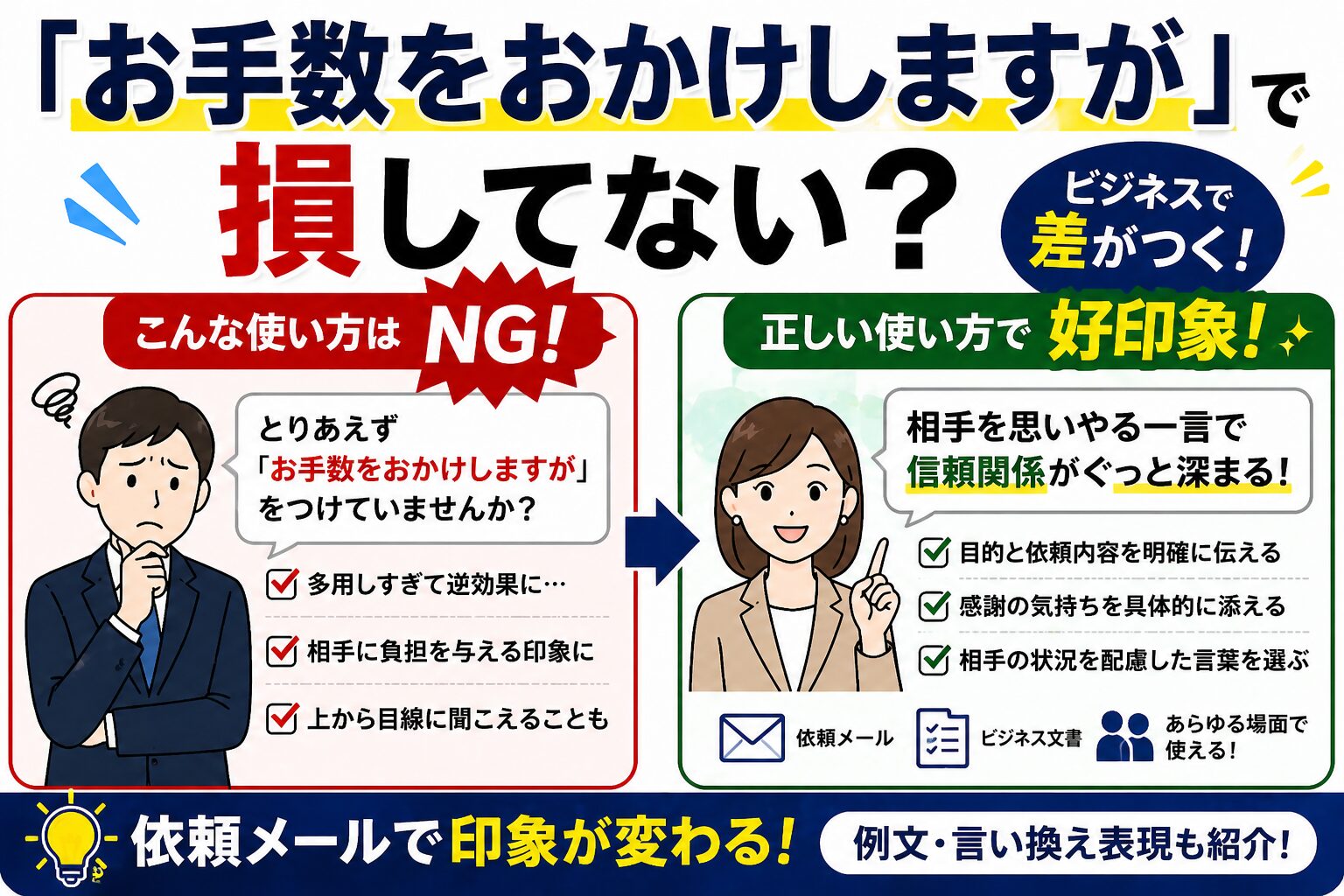「お手数をおかけしますが」で損してない? 依頼が"快諾"に変わる魔法のメール術