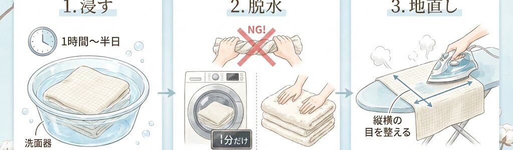 【手芸初心者必見】ダブルガーゼの失敗しない扱い方｜水通しから縫い方のコツまで
