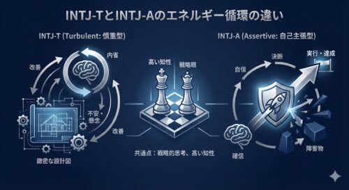 INTJ-T(建築家・慎重型)の性格特徴|-Aとの違いや強み、生きづらさの解消法を徹底解説