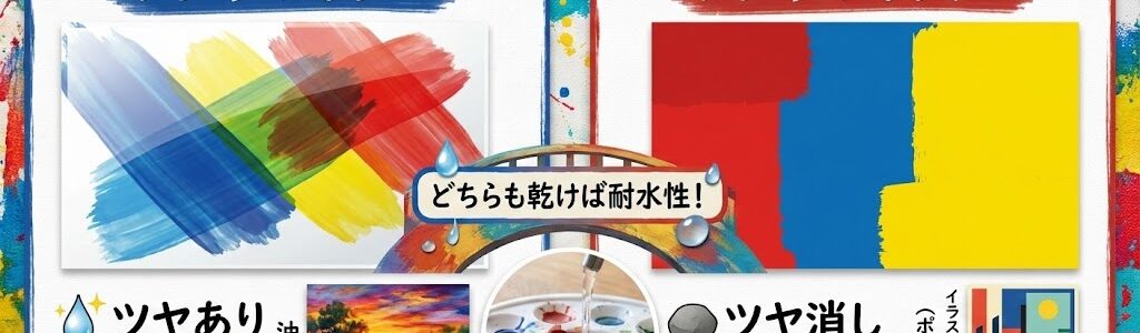 アクリル絵の具の使い方は？初心者でも失敗しない基本と「魔法の特性」をプロが解説