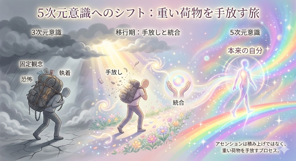 ココのアセンション日記に学ぶ「5次元へのシフト」｜次元上昇のサインと軽やかに生きるコツ