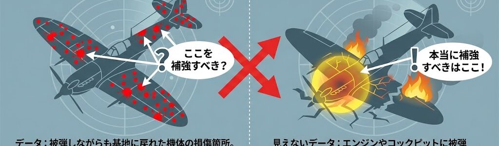 生存者バイアスとは？成功者の影に隠れた「見えないデータ」が判断を狂わせる理由