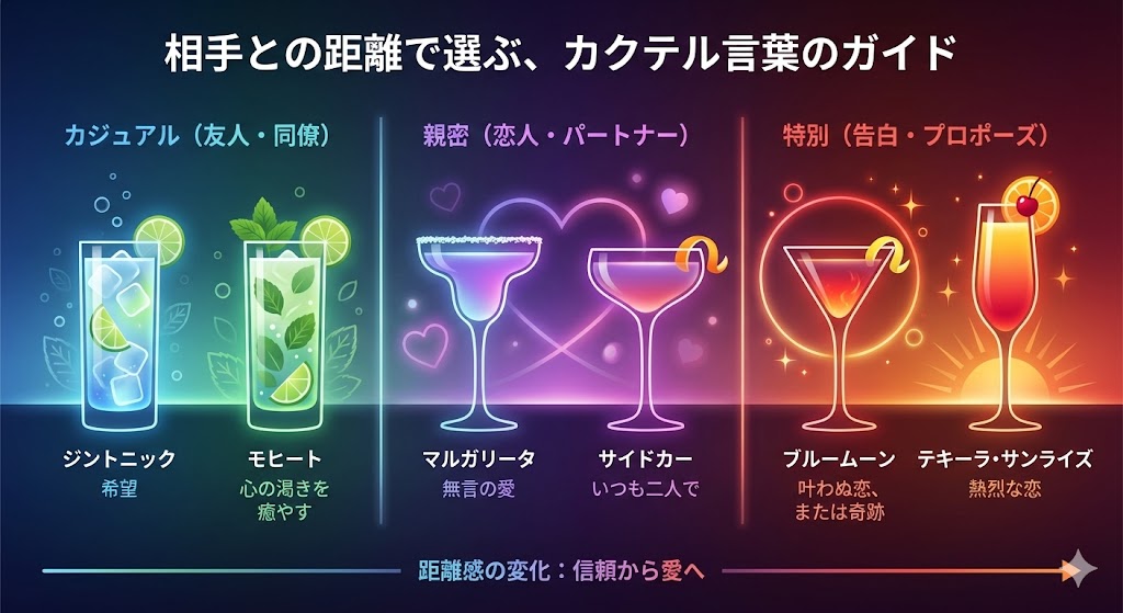カクテル言葉完全ガイド|愛・友情・感謝を伝える一杯と「怖い意味」の注意点