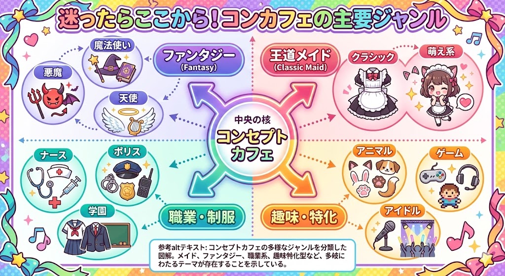 コンセプトカフェ(コンカフェ)とは?初心者でも安心の楽しみ方・料金・マナー完全ガイド