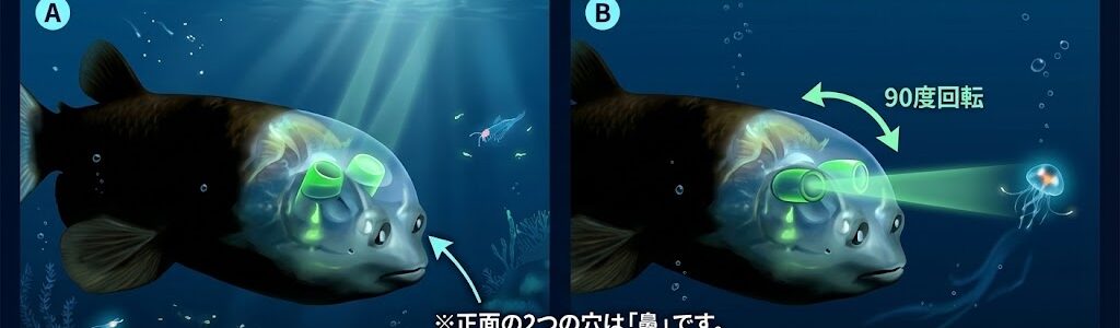 デメニギスの頭はなぜ透明？緑の眼の正体と深海の生存戦略を専門家が解説