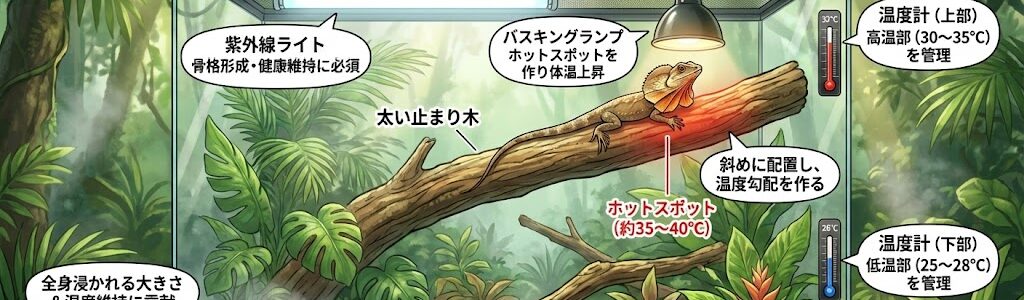 エリマキトカゲの飼育ガイド｜値段・寿命・懐くコツとプロが教える最新設備