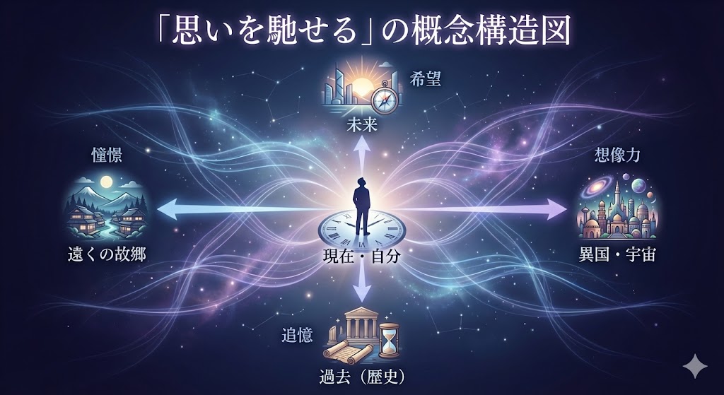 「思いを馳せる」の意味と使い方は？心に深みを生む例文と類語を徹底解説