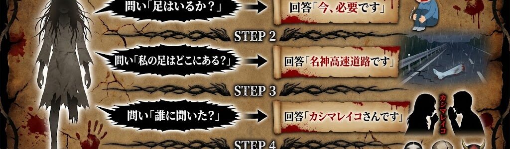 カシマレイコの正体とは?都市伝説の由来と「足」を守るための対策・回答集