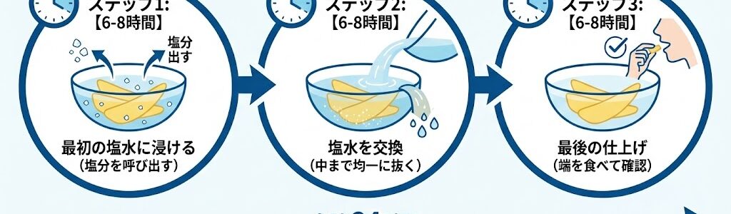 数の子の塩抜きで失敗しない！プロが教える「黄金比の塩水」と食感を残す極意