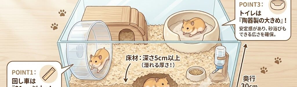 キンクマハムスターの飼い方完全ガイド:性格・寿命から後悔しないケージ選びまで