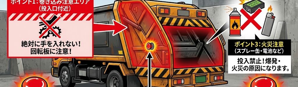 パッカー車の種類と選び方完全ガイド｜プレス式・回転板式の違いと安全運用の極意