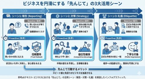 「先んじて」の正しい意味とビジネスでの使い方｜類語・敬語表現と失敗しないための注意点
