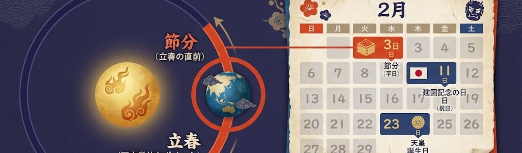 節分の日は祝日？2026年以降のカレンダーと「休みにならない理由」を徹底解説