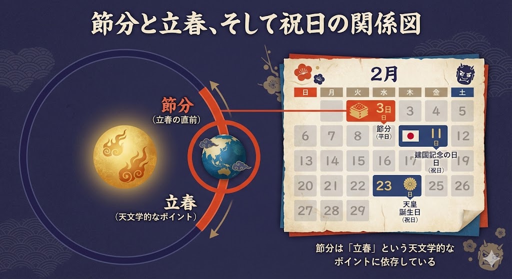 節分の日は祝日?2026年以降のカレンダーと「休みにならない理由」を徹底解説