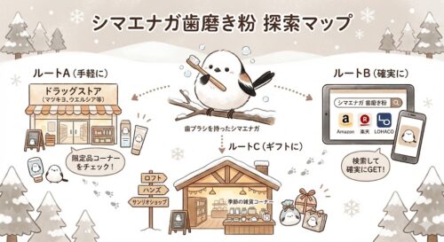 雪の妖精が洗面所に！シマエナガデザインの歯磨き粉が可愛すぎると話題｜販売店や限定モデルを徹底調査