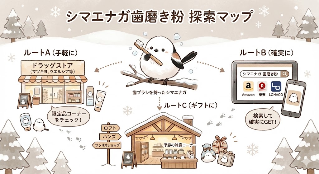 雪の妖精が洗面所に！シマエナガデザインの歯磨き粉が可愛すぎると話題｜販売店や限定モデルを徹底調査