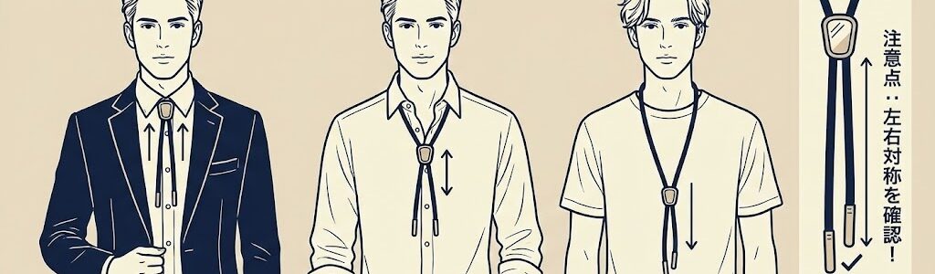 ループタイとは？ダサいと言わせない付け方・選び方と現代の着こなし術