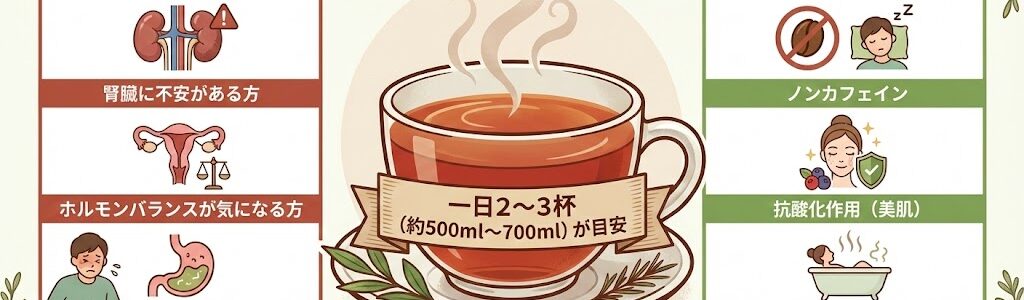ルイボスティーを飲んではいけない人は？副作用や注意が必要なケースを専門家が解説