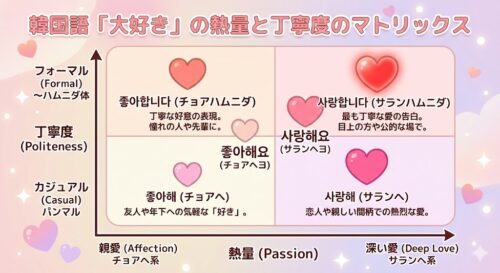「大好き」を韓国語で伝える!愛の告白から推し活まで使えるフレーズ集