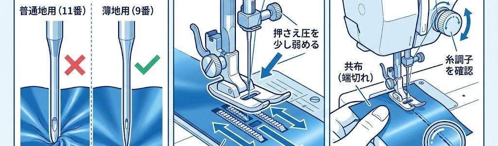 サテン生地とは？特徴・種類から失敗しない縫い方・洗濯方法まで徹底解説