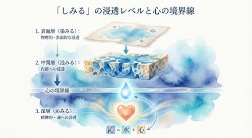 「沁みる」の意味と使い分け｜心に深く響く表現と「染みる」との違いを解説