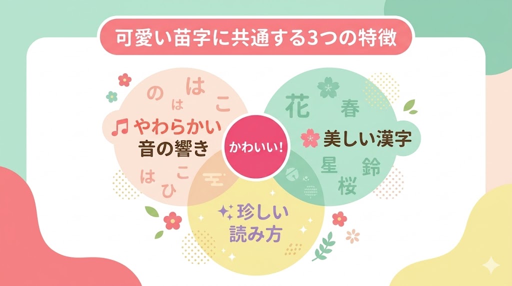 可愛い苗字ランキング！響きがかわいい名字を一挙紹介