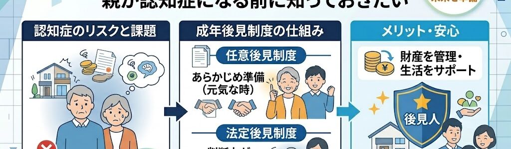 成年後見制度とは?親が認知症になる前に知っておくこと